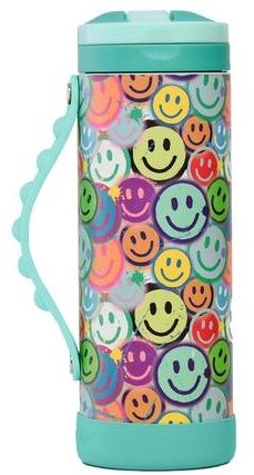 Elemental Graffitti Smile Hot/Cold Insulated 14 oz Water Bottle - EB14SM31P Elemental Graffitti Smile Hot/Cold Insulated 14 oz Water Bottle - EB14SM31P