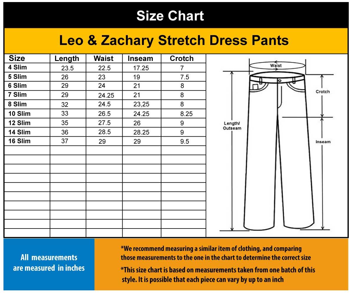 Leo & Zachary Boys Knit Stretch Dress Pants - LZK-504/508 Leo & Zachary Boys Knit Stretch Dress Pants - LZK-504/508