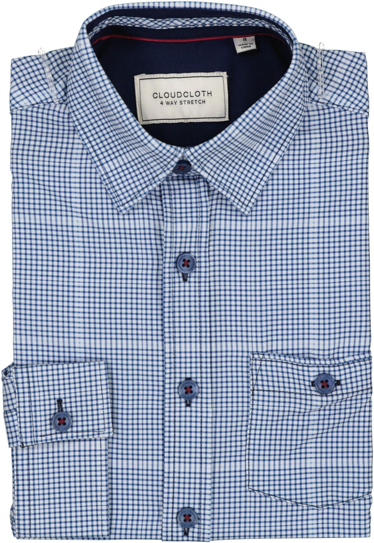 Blue Checked Blue Checked