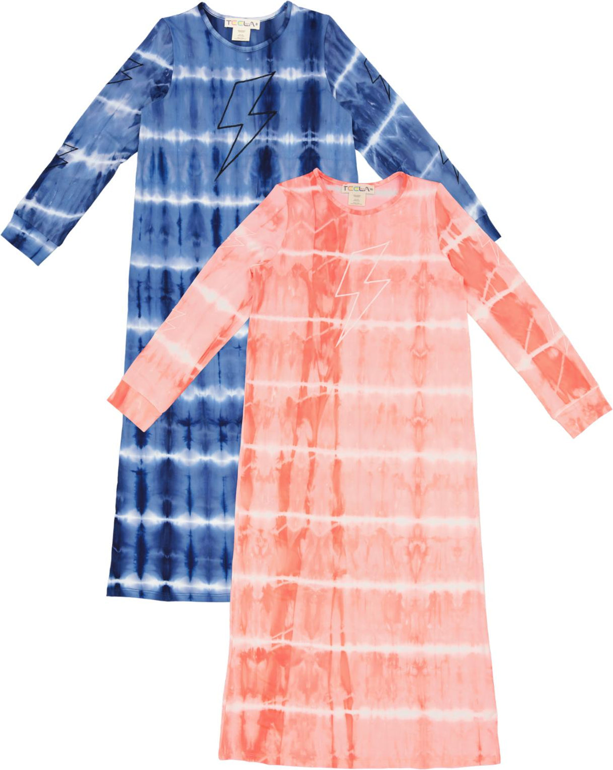 Teela Girls Lightning Bolt Cotton Nightgown - 20-501 Teela Girls Lightning Bolt Cotton Nightgown - 20-501