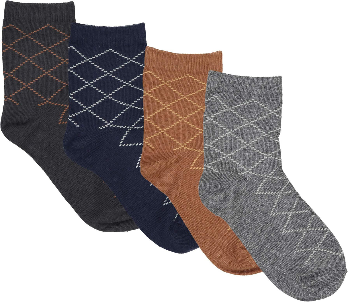 Zubii Boys Diamond Cut Crew Dress Socks - 628 Zubii Boys Diamond Cut Crew Dress Socks - 628