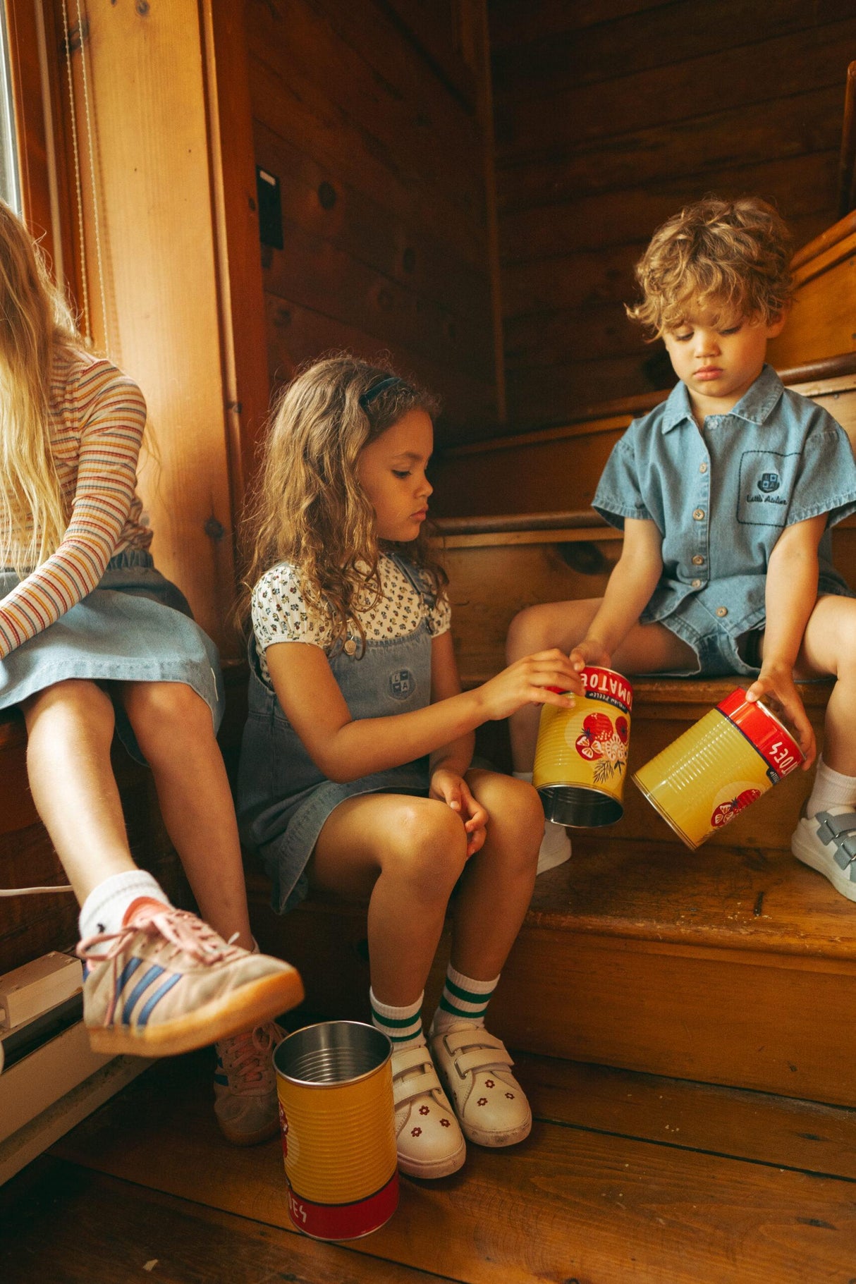 Lil Legs Camp Scouts Collection Girls Puff Short Sleeve T-shirt Tee - PSTS Lil Legs Camp Scouts Collection Girls Puff Short Sleeve T-shirt Tee - PSTS