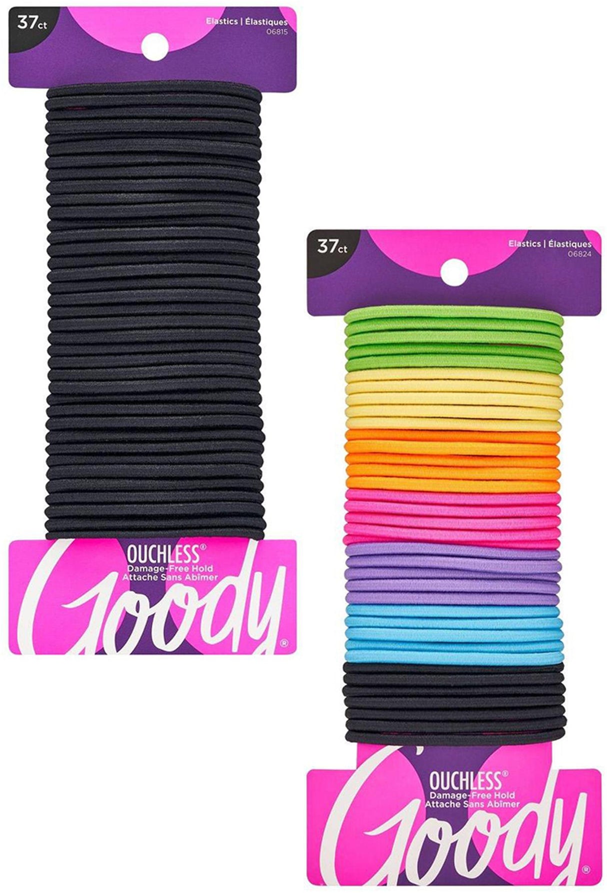Goody Ouchless 4MM Ponytail Elastics 37 Pack - 06815/06824 Goody Ouchless 4MM Ponytail Elastics 37 Pack - 06815/06824