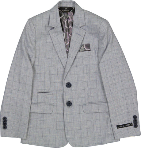Leo & Zachary Boys Small Window Blazer - BLZ-5471-5871 Leo & Zachary Boys Small Window Blazer - BLZ-5471-5871