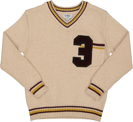 Crew Kids Boys Girls Varsity Sweater - G2607 Crew Kids Boys Girls Varsity Sweater - G2607