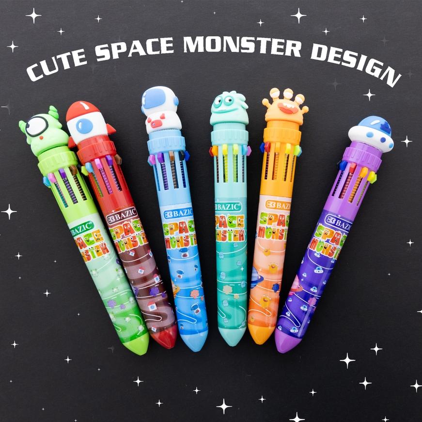 Bazic 10 Color Monster Pen - 17001 Bazic 10 Color Monster Pen - 17001
