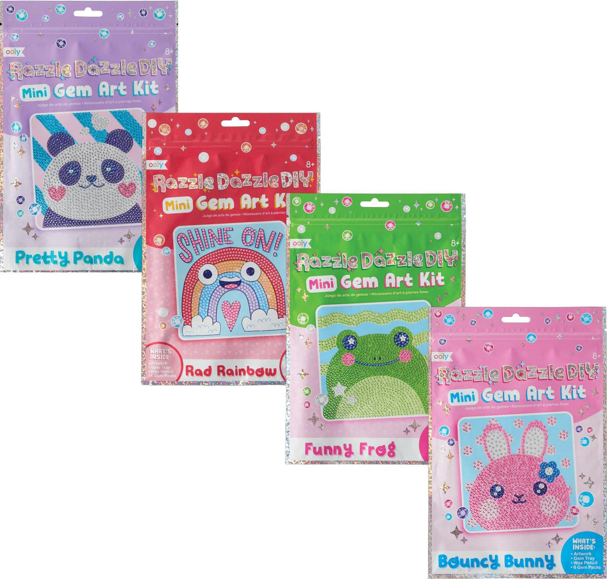 ooly Razzle Dazzle DIY Mini Gem Craft Kit - 161 ooly Razzle Dazzle DIY Mini Gem Craft Kit - 161