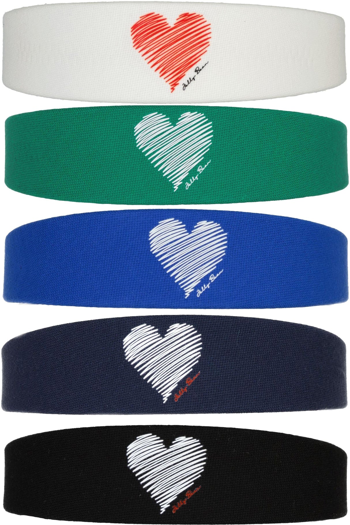 Jelly Bean Cotton Heart Headband - JB545 Jelly Bean Cotton Heart Headband - JB545