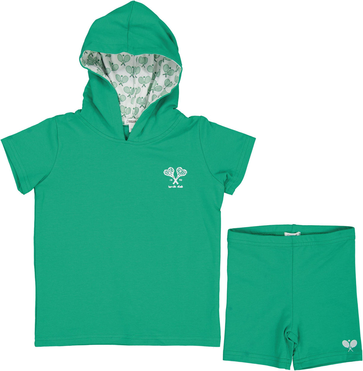 Bonjoy Baby Boys Girls Sports Hooded Outfit - BTS25008HS Bonjoy Baby Boys Girls Sports Hooded Outfit - BTS25008HS