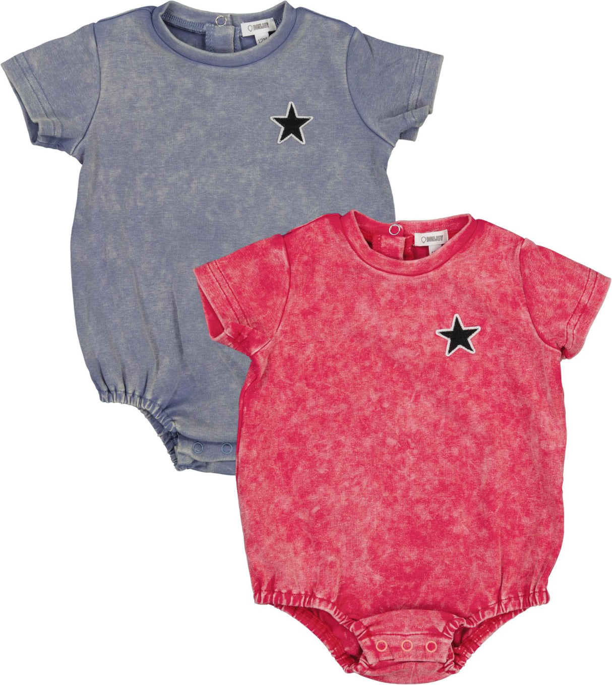 Bonjoy Baby Boys Girls Patch Romper - BTS25004R Bonjoy Baby Boys Girls Patch Romper - BTS25004R