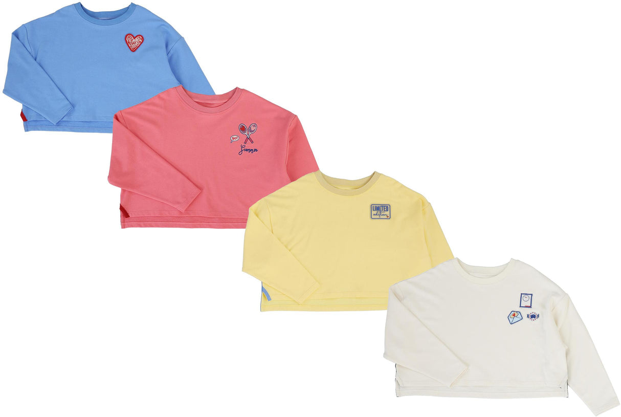 Lil Legs Camp Scouts Collection Girls 3/4 Sleeve Cropped T-shirt Tee - CRPT Lil Legs Camp Scouts Collection Girls 3/4 Sleeve Cropped T-shirt Tee - CRPT