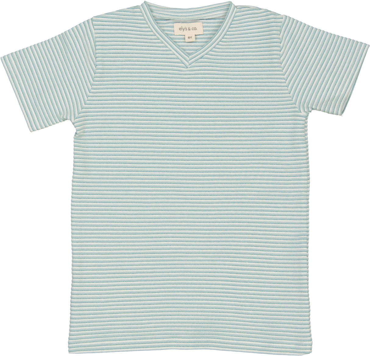 Ely's & Co Boys Metallic Stripe Short Sleeve T-shirt - SS25-0018-T Ely's & Co Boys Metallic Stripe Short Sleeve T-shirt - SS25-0018-T