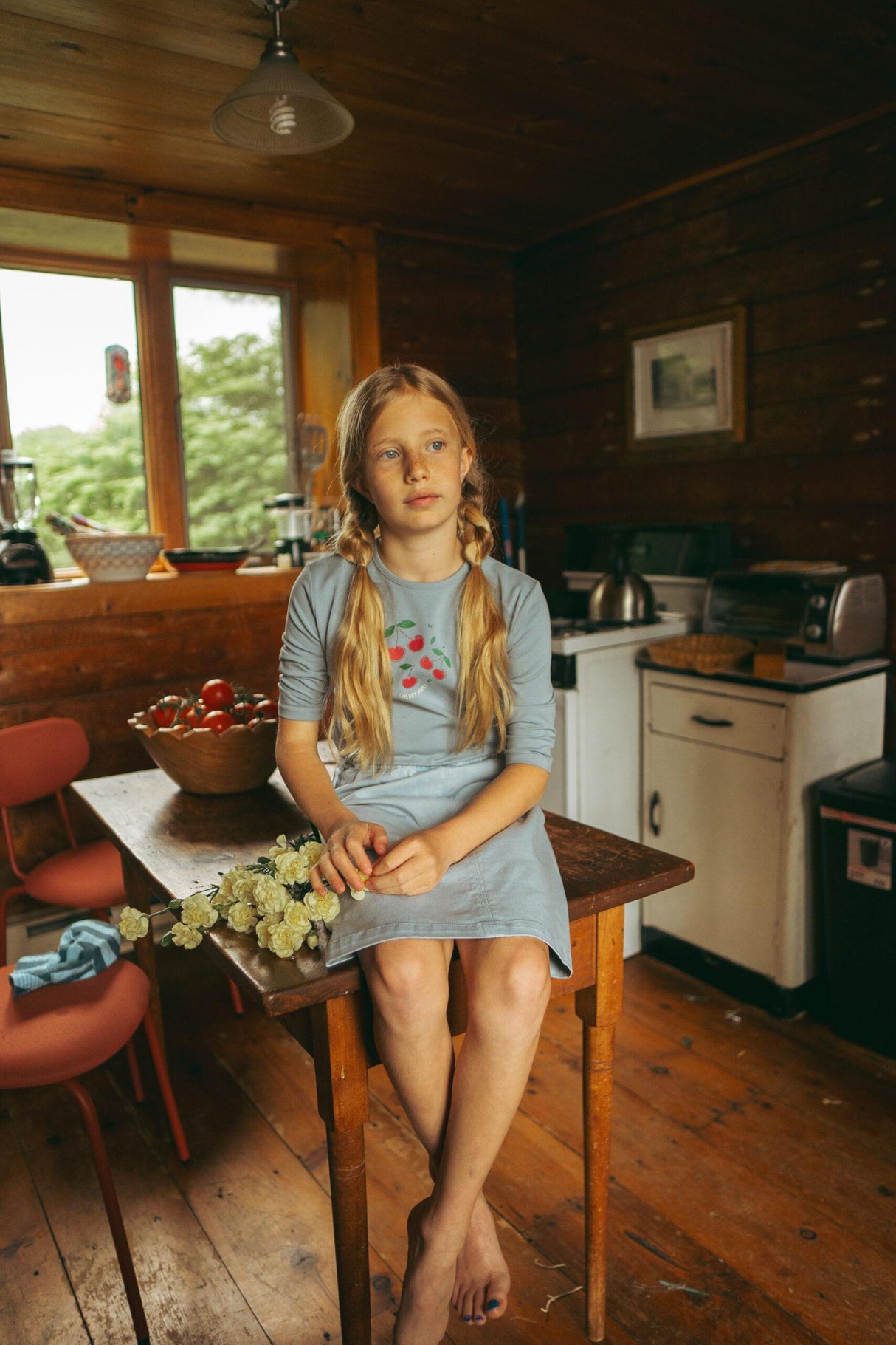 Analogie by Lil Legs Common Folk Collection Girls 3/4 Sleeve T-shirt - CFQT Analogie by Lil Legs Common Folk Collection Girls 3/4 Sleeve T-shirt - CFQT