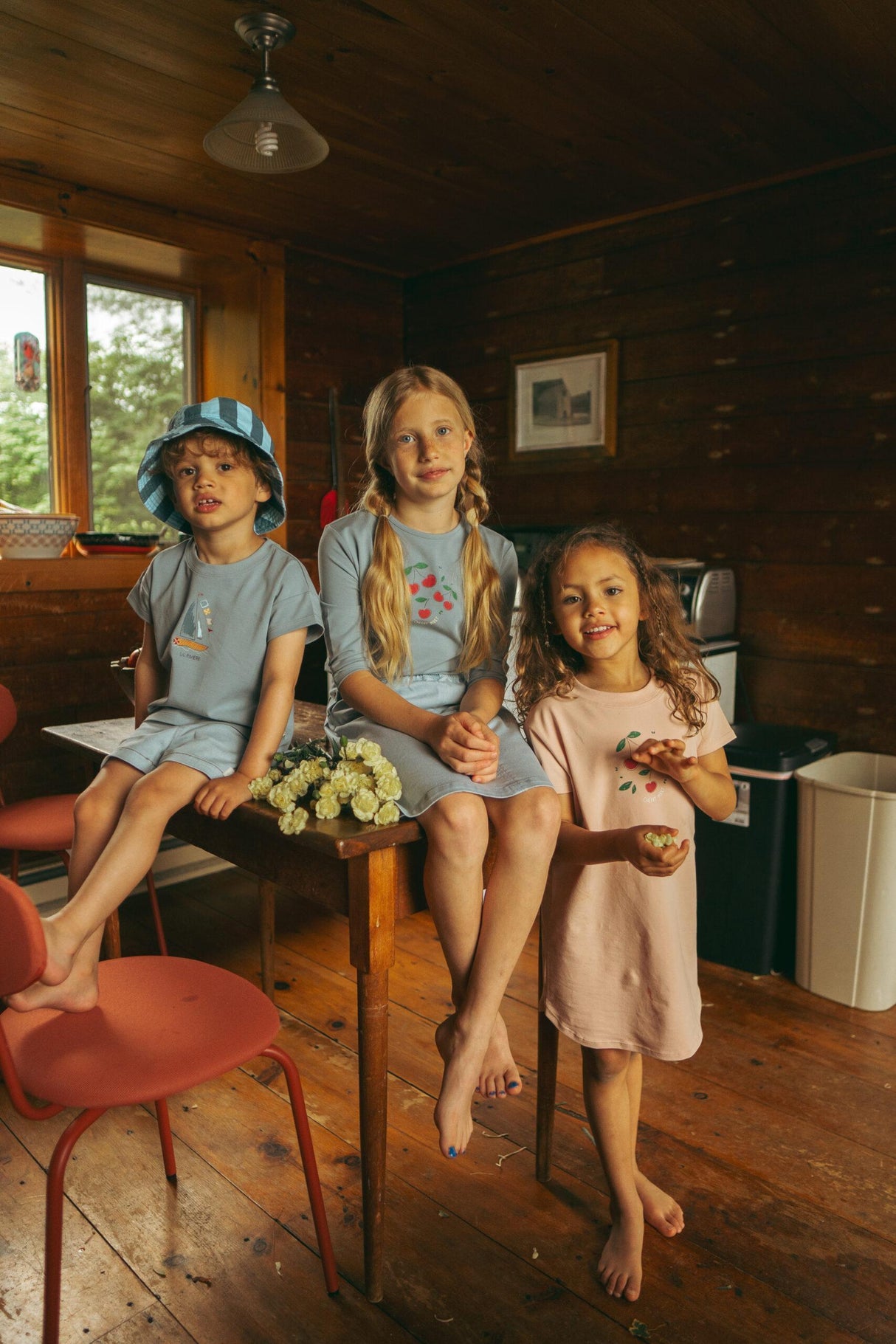 Analogie by Lil Legs Common Folk Collection Girls 3/4 Sleeve T-shirt - CFQT Analogie by Lil Legs Common Folk Collection Girls 3/4 Sleeve T-shirt - CFQT