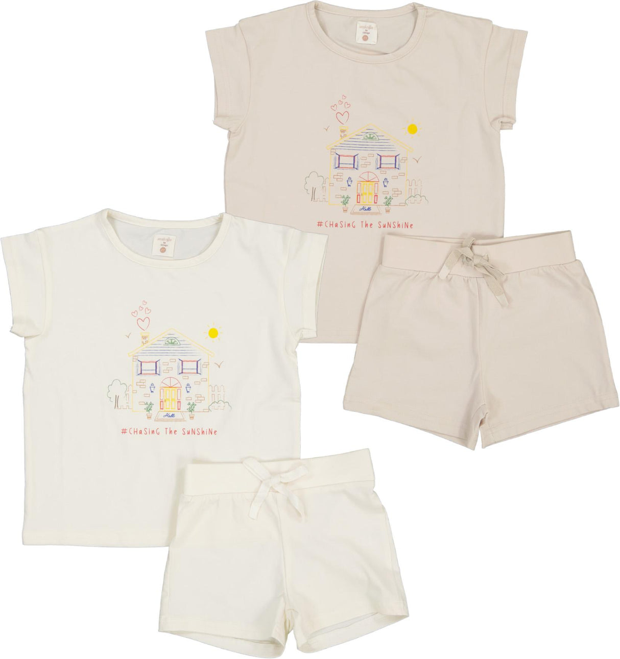 Analogie by Lil Legs Lil People Collection Baby Girls House Marled Outfit - LPHMG Analogie by Lil Legs Lil People Collection Baby Girls House Marled Outfit - LPHMG