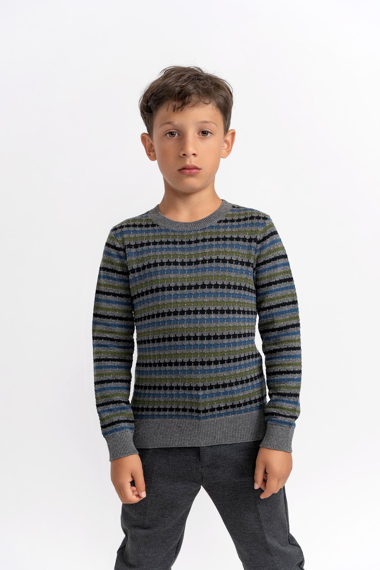 Charlotte & George Boys Sweater - WB5CP7251 Charlotte & George Boys Sweater - WB5CP7251