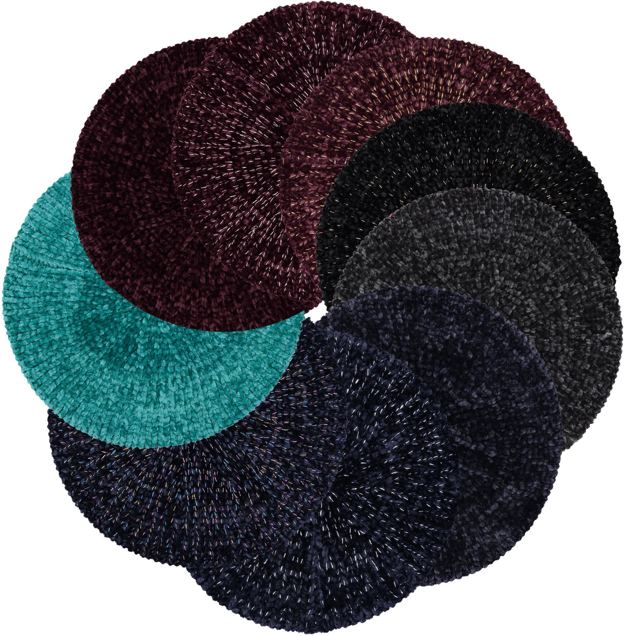 Atifa Womens Plush Unlined Beret Snood - AT14 Atifa Womens Plush Unlined Beret Snood - AT14