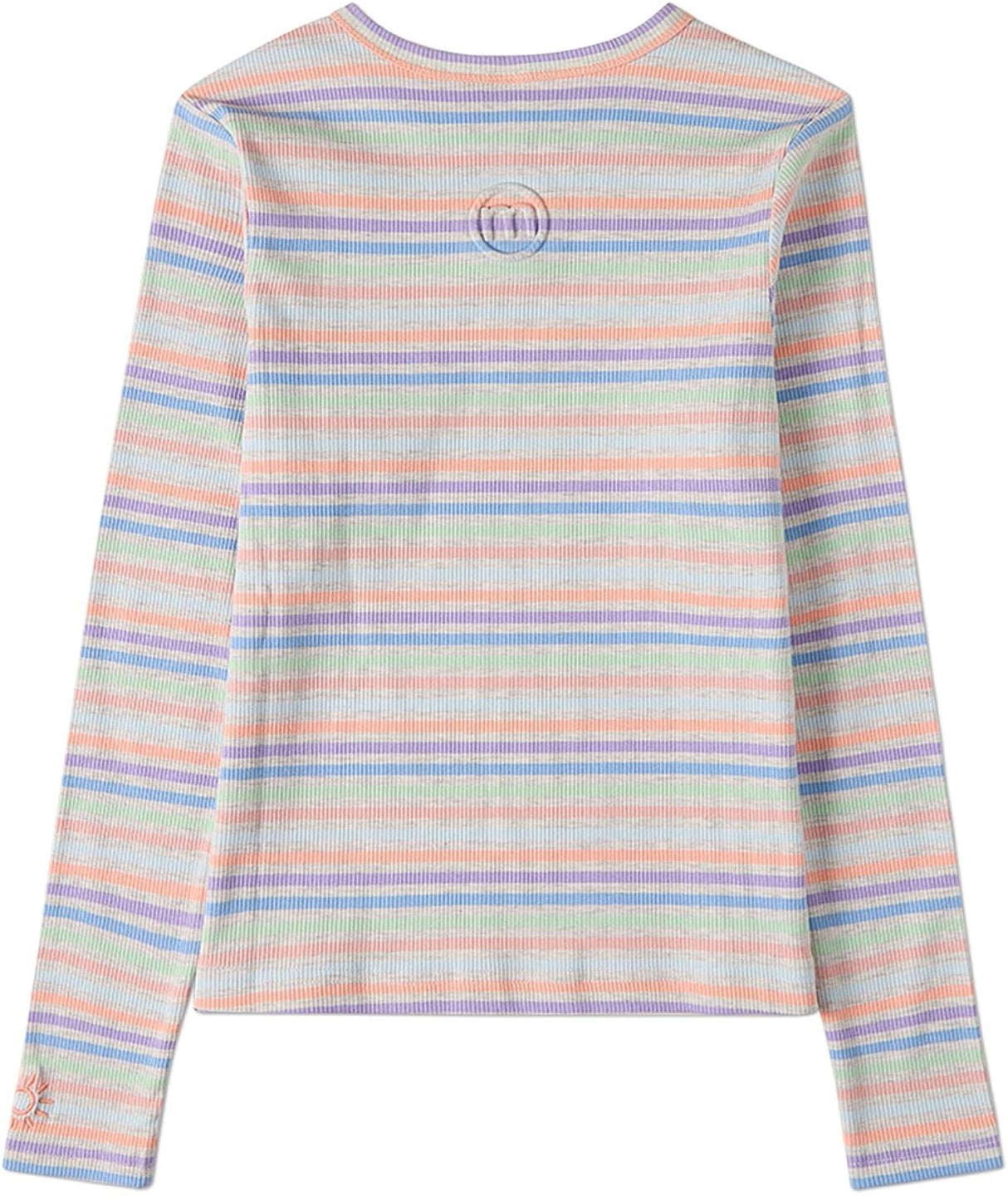 Memoi Girls Teens Summer Sun Striped Long Sleeve T-shirt - MKC-114 Memoi Girls Teens Summer Sun Striped Long Sleeve T-shirt - MKC-114