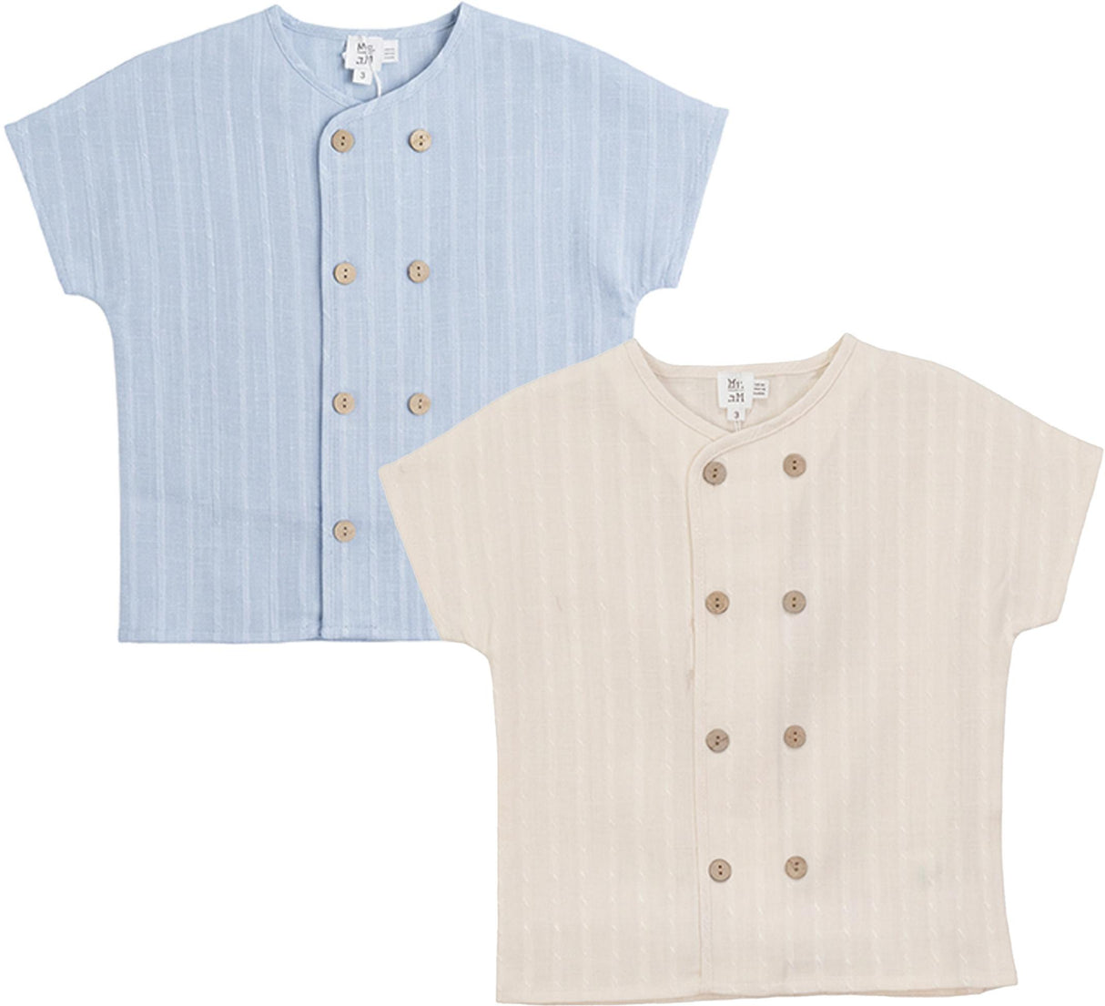 Mr. Mr. Boys Textured Linen Short Sleeve Dress Shirt - SB6CY2919 Mr. Mr. Boys Textured Linen Short Sleeve Dress Shirt - SB6CY2919