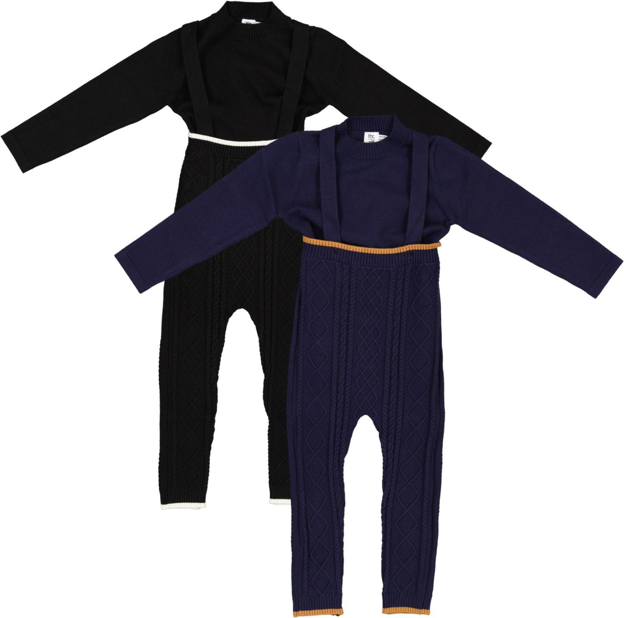 Mr. Mr. Baby Boys Contrast Knit Outfit - WB5CY2755O Mr. Mr. Baby Boys Contrast Knit Outfit - WB5CY2755O
