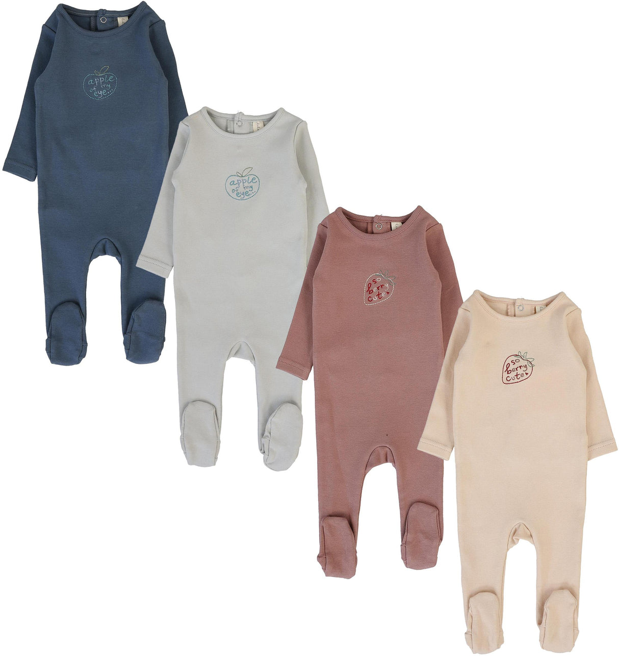 Analogie by Lil Legs Lil People Collection Baby Boys Girls Fruity Cotton Footie - FF Analogie by Lil Legs Lil People Collection Baby Boys Girls Fruity Cotton Footie - FF