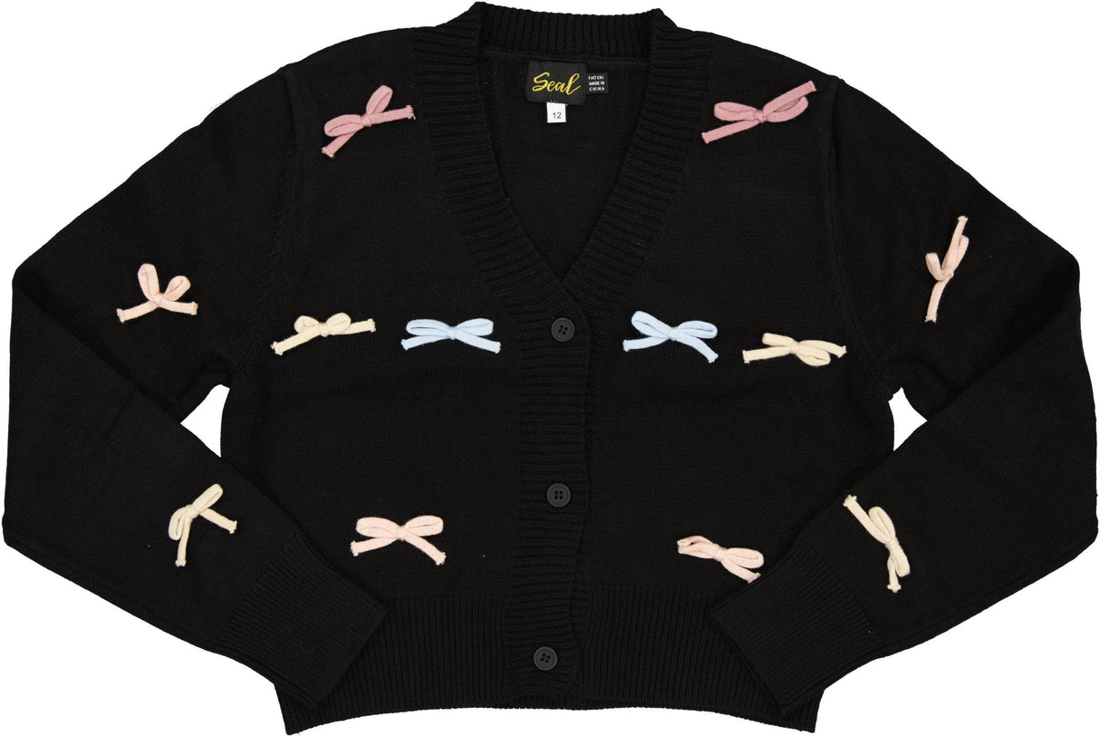 Seal Girls Velour Maxi Jumper Robe & Cardigan Set - WB5CY2748 Seal Girls Velour Maxi Jumper Robe & Cardigan Set - WB5CY2748