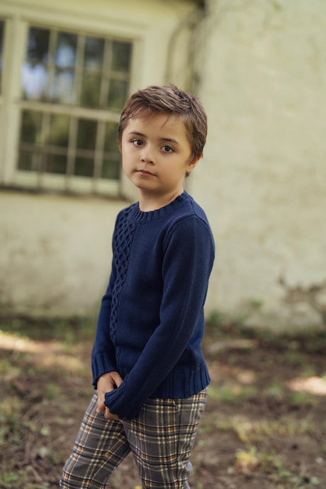 Mr. Mr. Boys Split Knit Sweater - WB5CY2761 Mr. Mr. Boys Split Knit Sweater - WB5CY2761