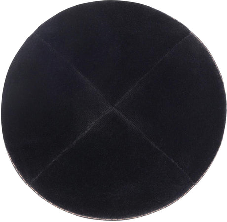 iKippah Boys Velvet w/ Contrast Stitching Yarmulka