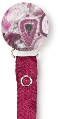 Classy Paci Agate Stone Pacifier Clip - CPSS86