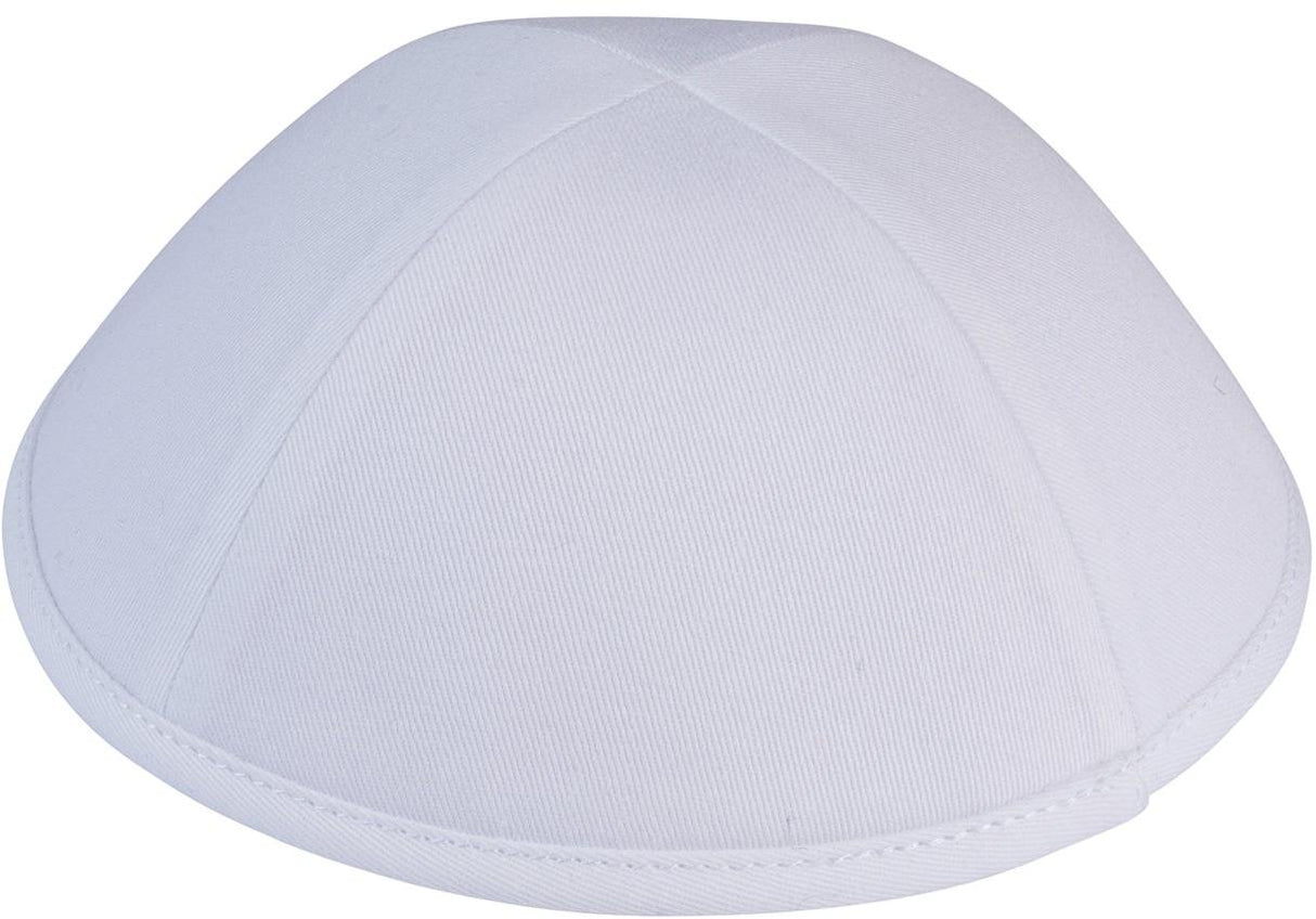 iKippah Boys White Cotton Yarmulka iKippah Boys White Cotton Yarmulka