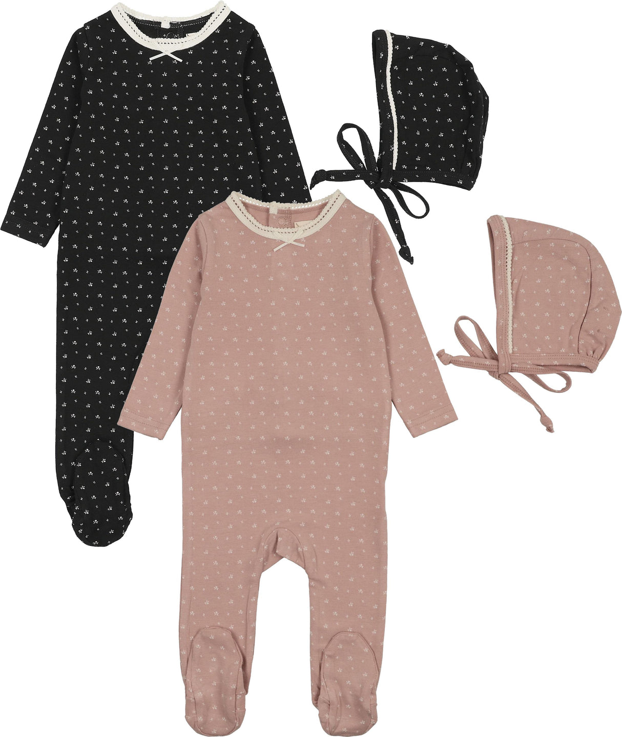 Lil Legs Dressy Loungewear Collection Baby Boys Girls Tiny Twig Cotton Footie - AF26S323 Lil Legs Dressy Loungewear Collection Baby Boys Girls Tiny Twig Cotton Footie - AF26S323