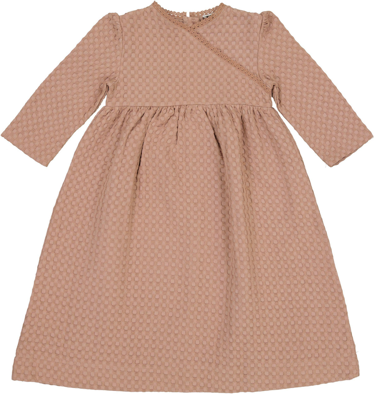 Little Fragile Girls Textured Waffle Dress - SB6CP7326D Little Fragile Girls Textured Waffle Dress - SB6CP7326D