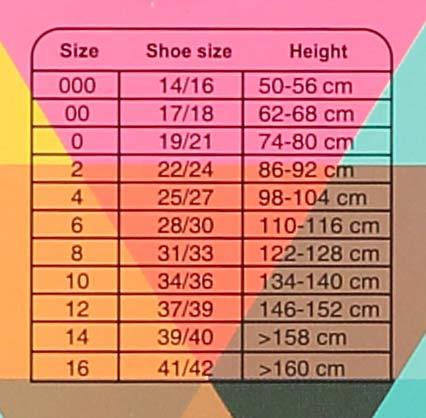 Zubii Girls Basic Cotton Tights - 110 Zubii Girls Basic Cotton Tights - 110