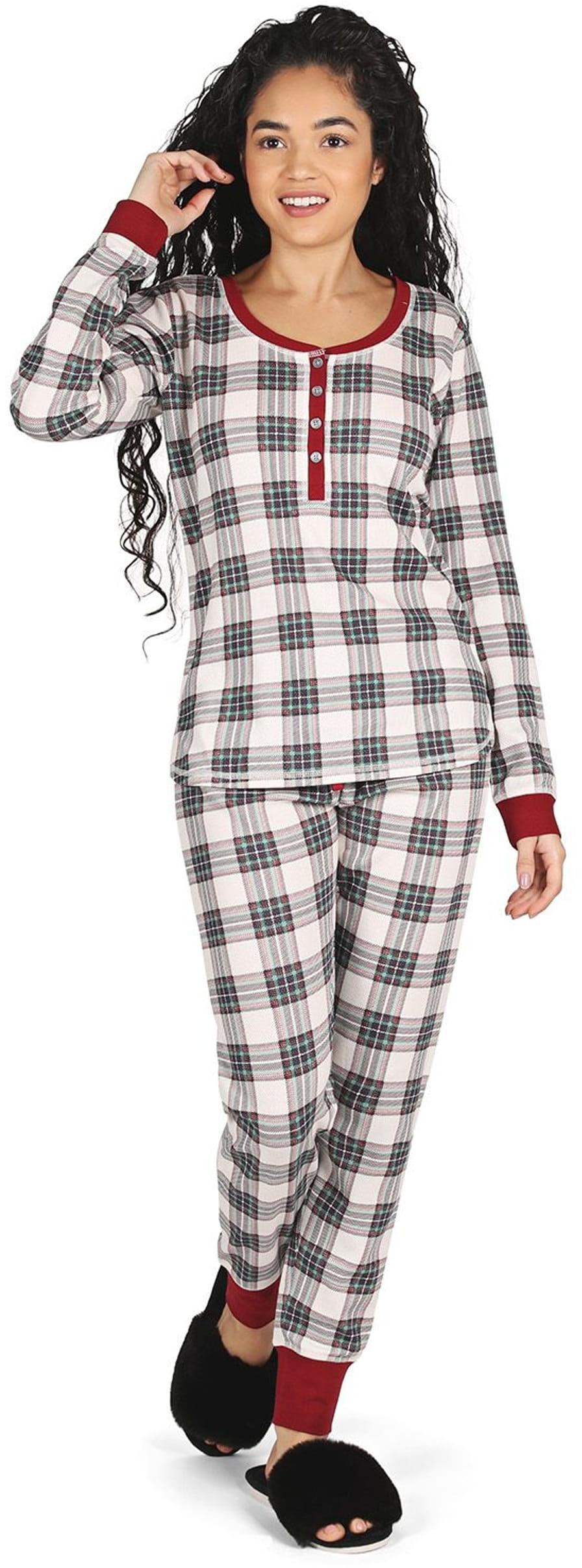 Memoi Teens/Womens Plaid Print 2 Piece Pajama Set - CPJ07719 Memoi Teens/Womens Plaid Print 2 Piece Pajama Set - CPJ07719