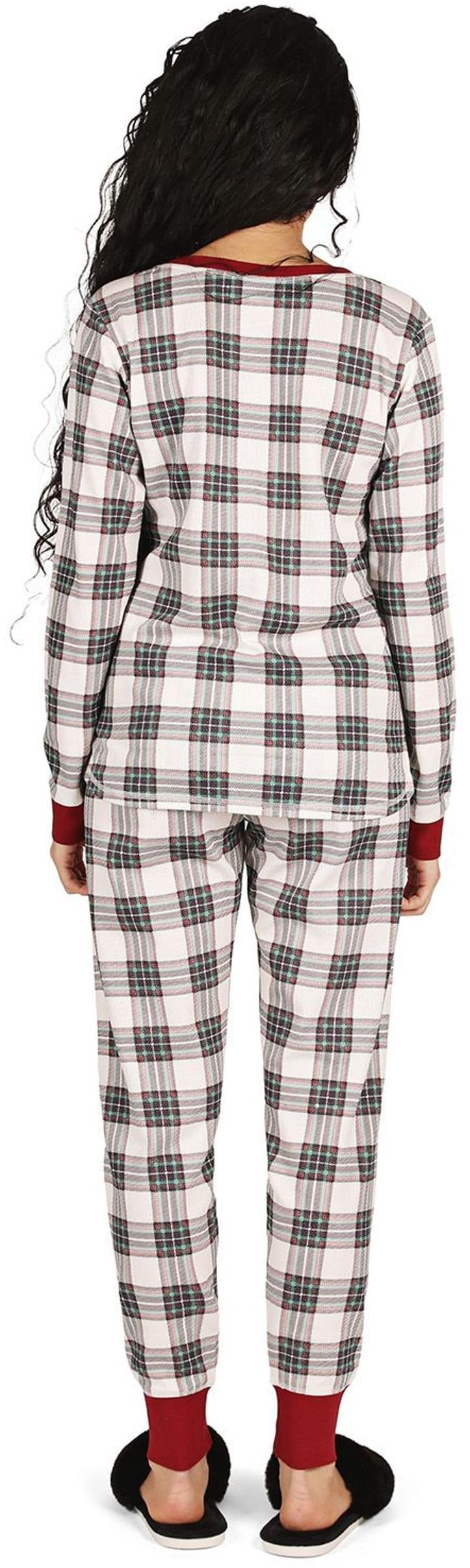 Memoi Teens/Womens Plaid Print 2 Piece Pajama Set - CPJ07719 Memoi Teens/Womens Plaid Print 2 Piece Pajama Set - CPJ07719