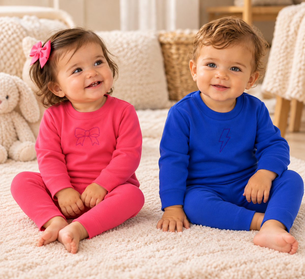 Bonjoy Baby Boys Girls Rhinestone Outfit - BWLS26209SET Bonjoy Baby Boys Girls Rhinestone Outfit - BWLS26209SET