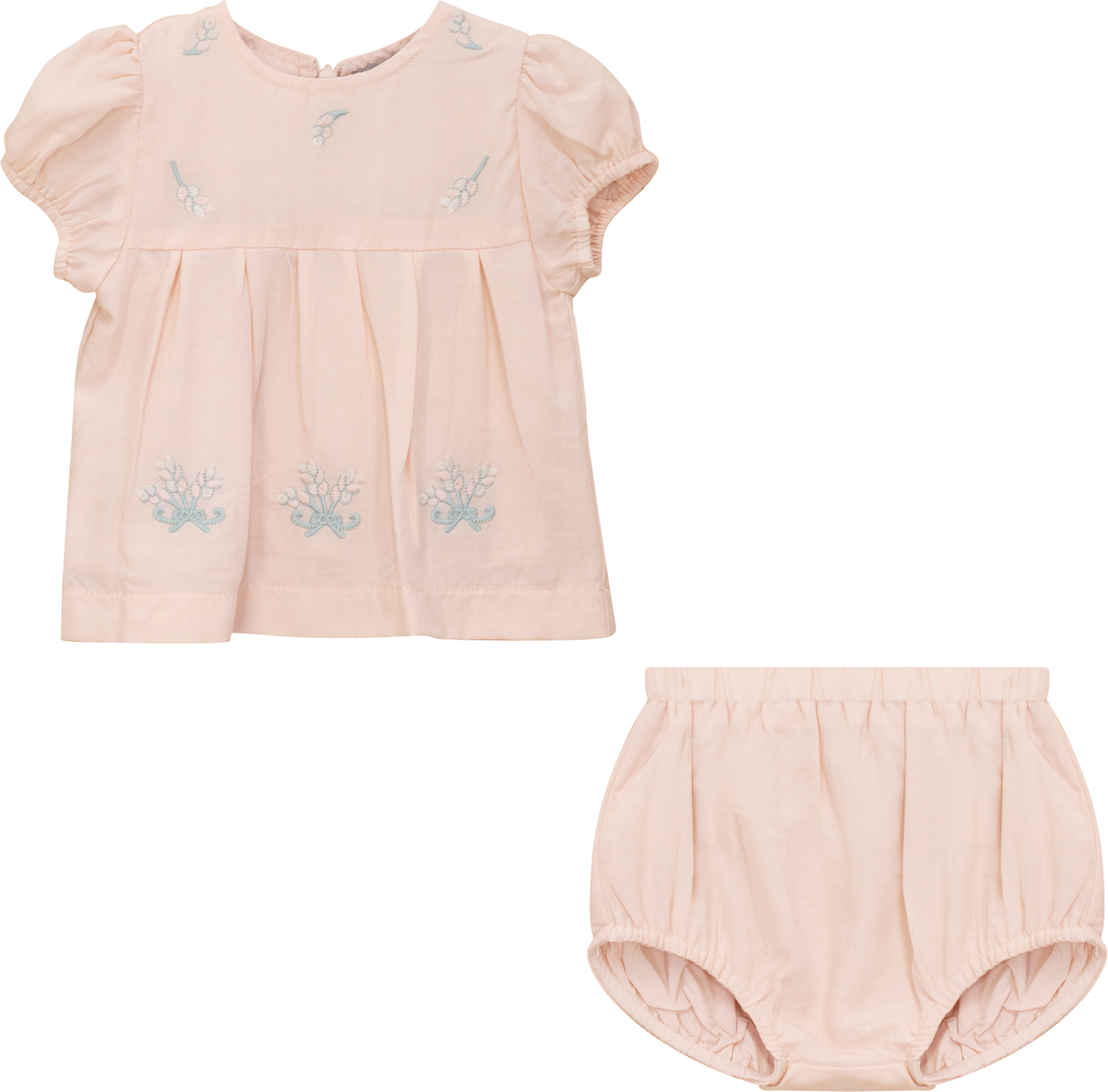 Posie & Pistachio Baby Girls Floral Embroidered Outfit - SB5CY2613B Posie & Pistachio Baby Girls Floral Embroidered Outfit - SB5CY2613B