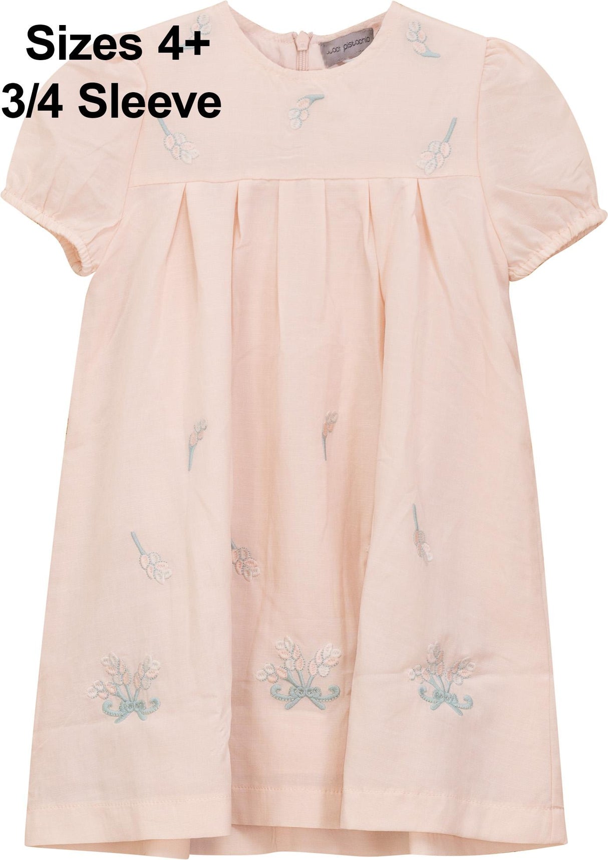 Posie & Pistachio Girls Floral Embroidered Dress - SB5CY2613 Posie & Pistachio Girls Floral Embroidered Dress - SB5CY2613