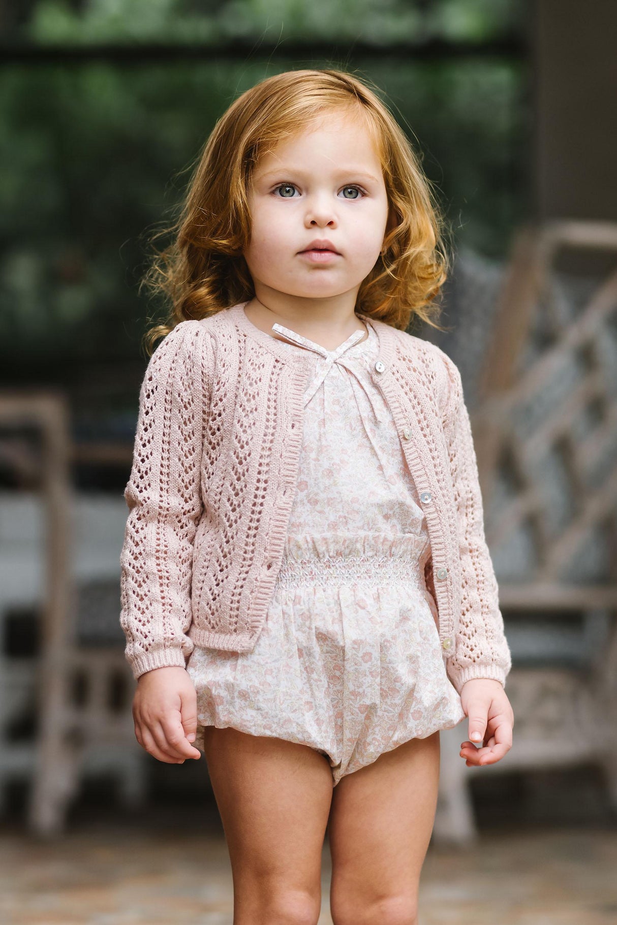 Analogie by Lil Legs Signature Collection Girls Pointelle Cardigan - SGPC Analogie by Lil Legs Signature Collection Girls Pointelle Cardigan - SGPC