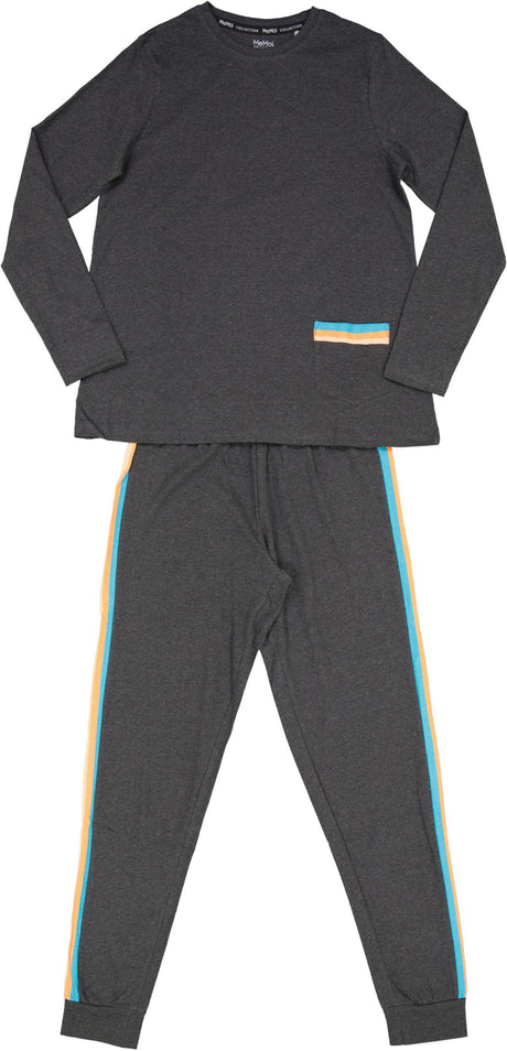 Memoi Teens/Womens Striped Camper 2 Piece Pajama Set - CPJ06169 Memoi Teens/Womens Striped Camper 2 Piece Pajama Set - CPJ06169