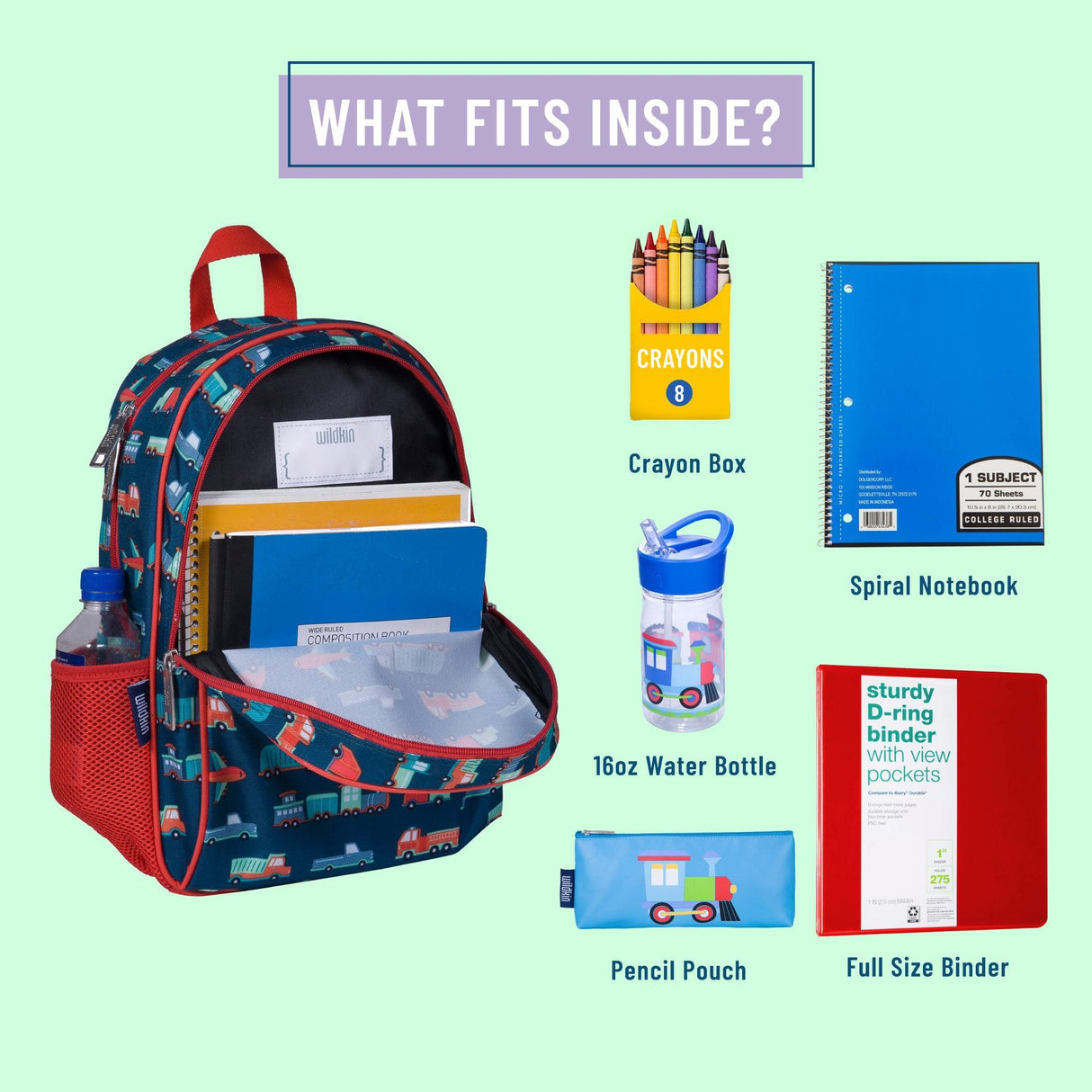 Wildkin Transportation Backpack - 14005 Wildkin Transportation Backpack - 14005