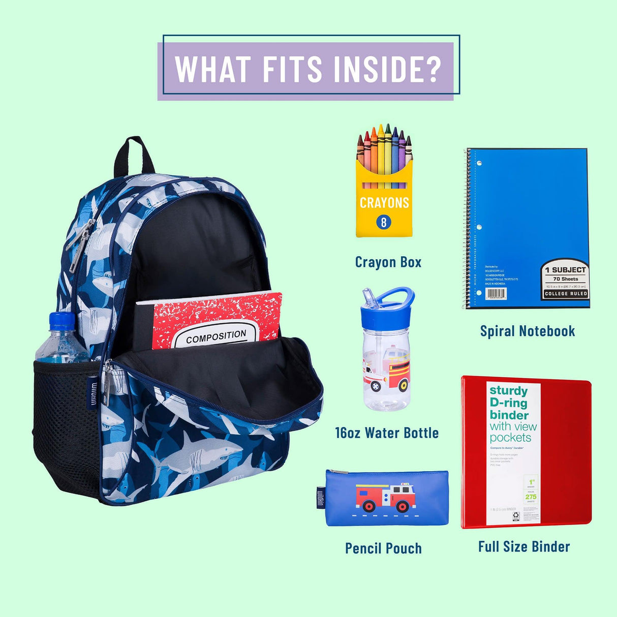 Wildkin Sharks Backpack - 14700 Wildkin Sharks Backpack - 14700