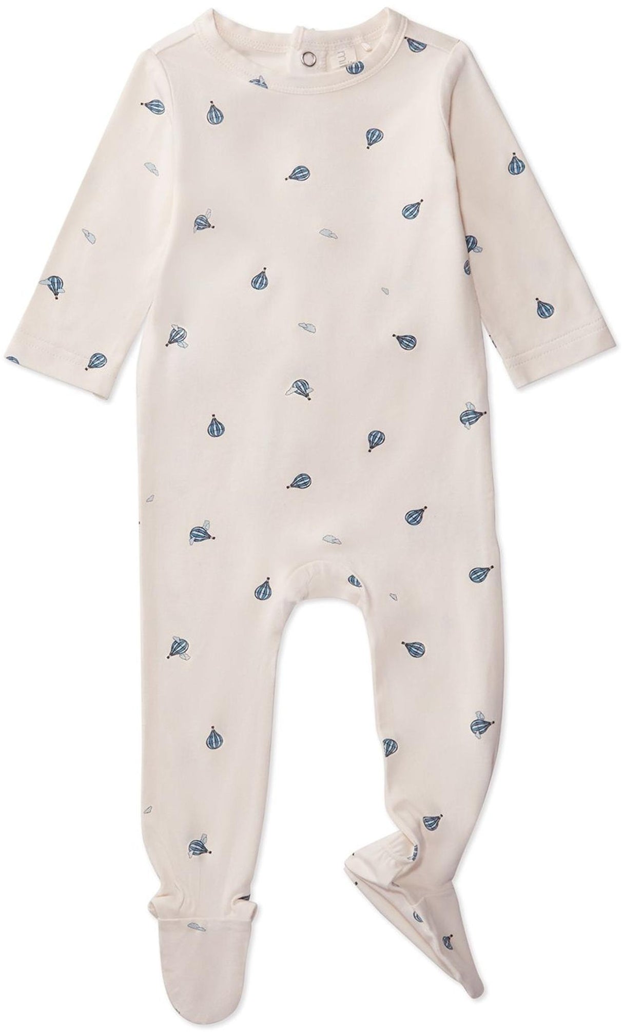 MiniMoi by Memoi Baby Boys Cotton Hot Air Balloon 3 Pc Footie Set - INA08677 MiniMoi by Memoi Baby Boys Cotton Hot Air Balloon 3 Pc Footie Set - INA08677