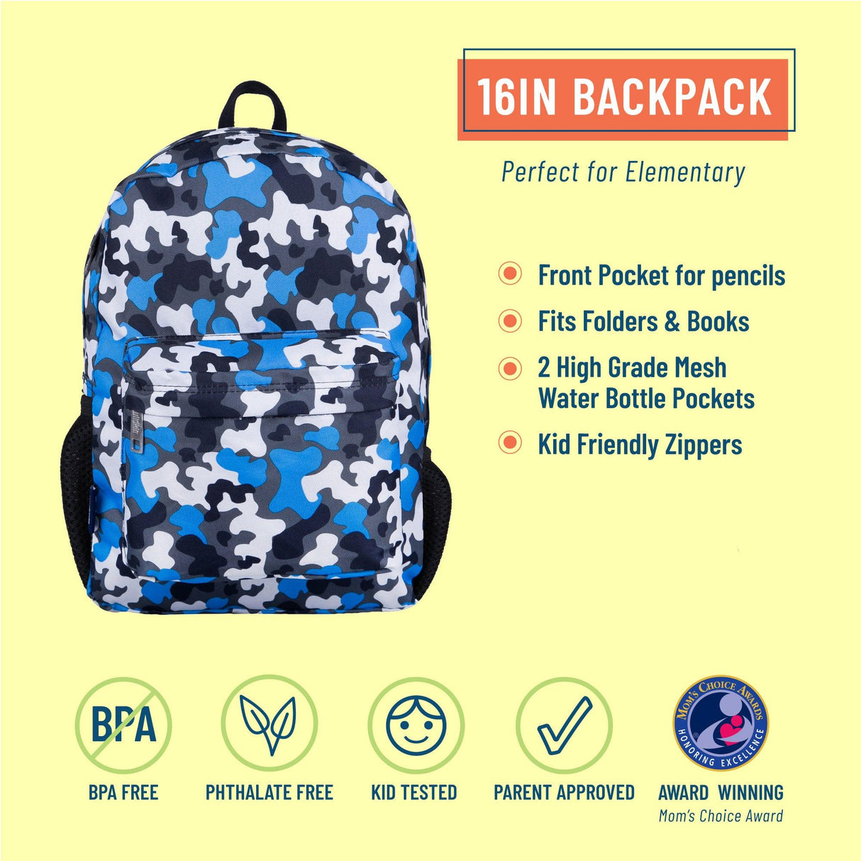 Wildkin Camo Backpack - 57213 Wildkin Camo Backpack - 57213