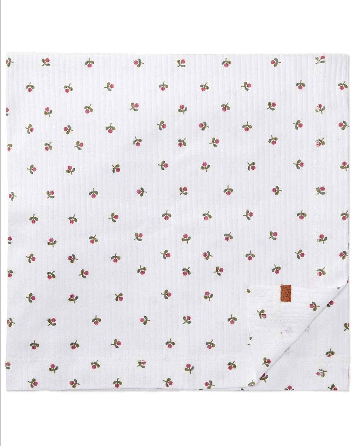 MiniMoi by Memoi Baby Girls Cotton Rib Flower Bud 3 Pc Footie Set - IND08691 MiniMoi by Memoi Baby Girls Cotton Rib Flower Bud 3 Pc Footie Set - IND08691