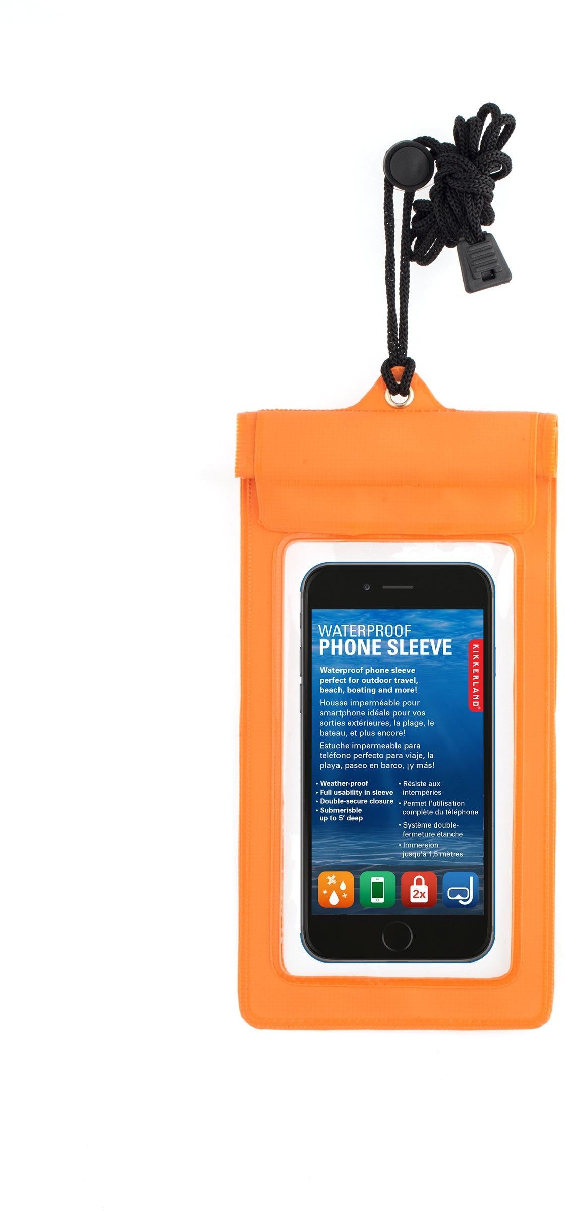 Kikkerland Waterproof Phone Sleeve - CD108 Kikkerland Waterproof Phone Sleeve - CD108