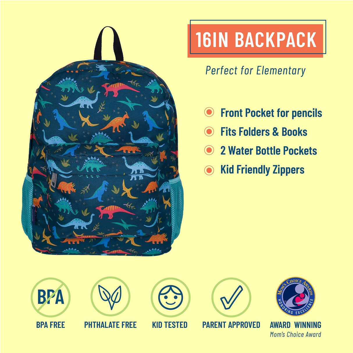 Wildkin Dinosaurs Backpack - 57090 Wildkin Dinosaurs Backpack - 57090