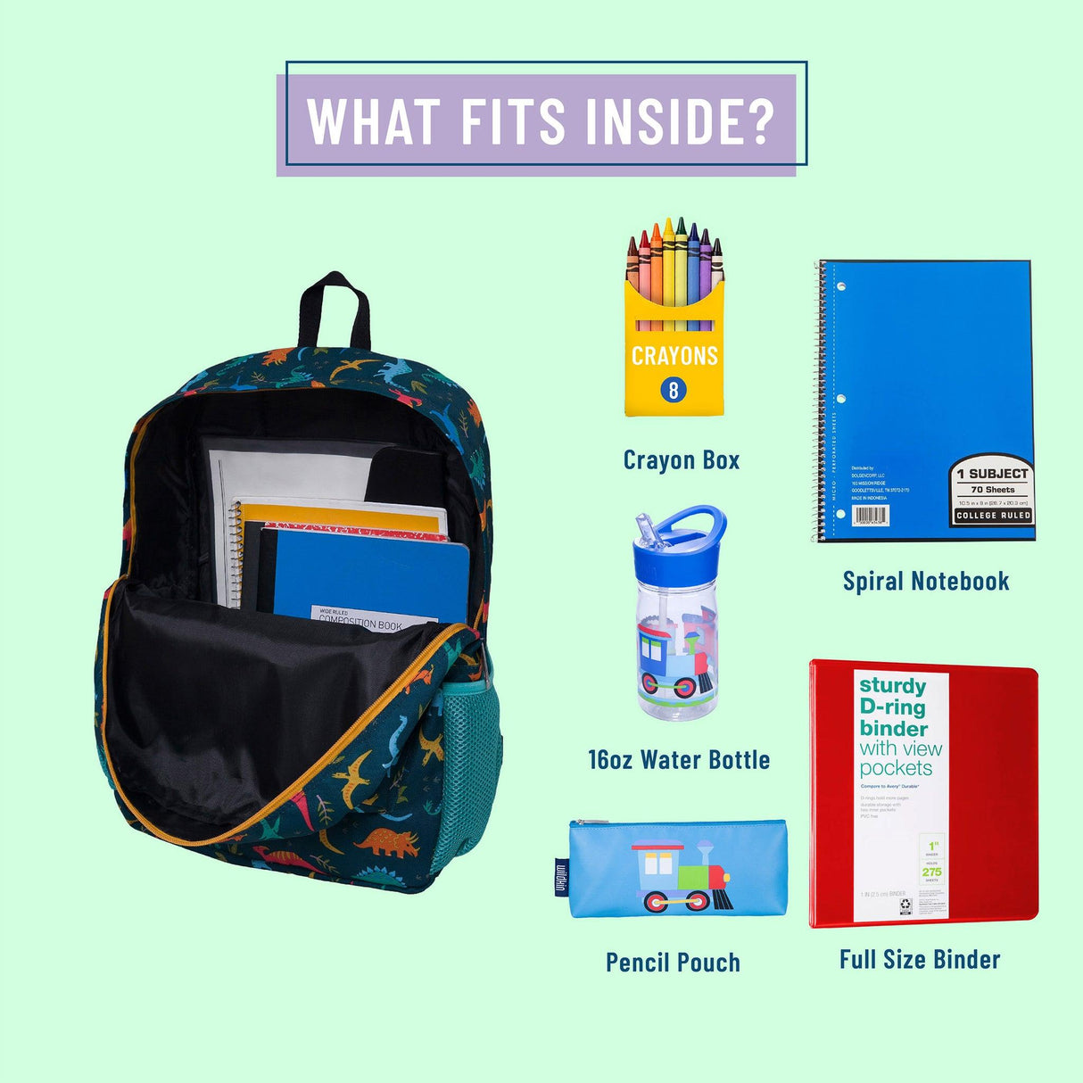 Wildkin Dinosaurs Backpack - 57090 Wildkin Dinosaurs Backpack - 57090