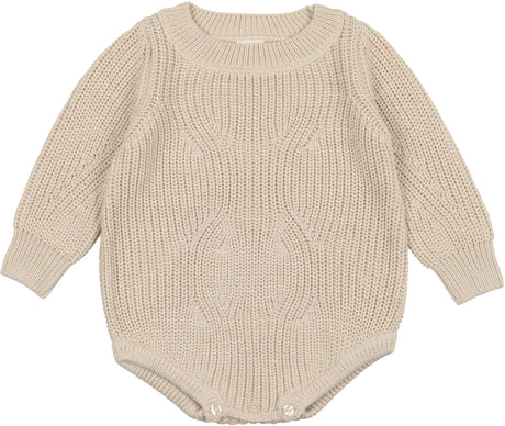 Analogie by Lil Legs Shabbos Collection Baby Toddler Boys Chunky Knit Romper