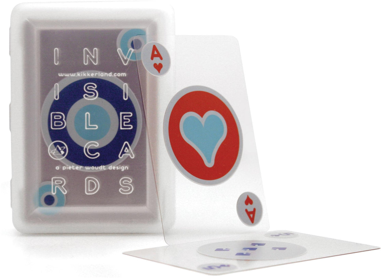 Kikkerland Invisible Waterproof Playing Cards - GG04-S Kikkerland Invisible Waterproof Playing Cards - GG04-S